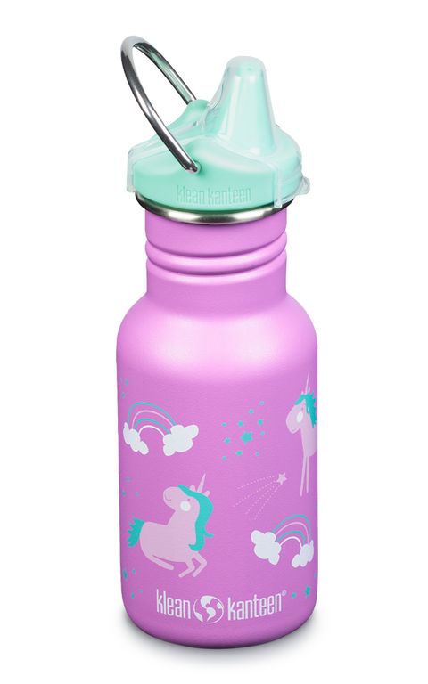 фото Детская бутылка klean kanteen kid classic narrow sippy 12oz (355 мл) unicorns