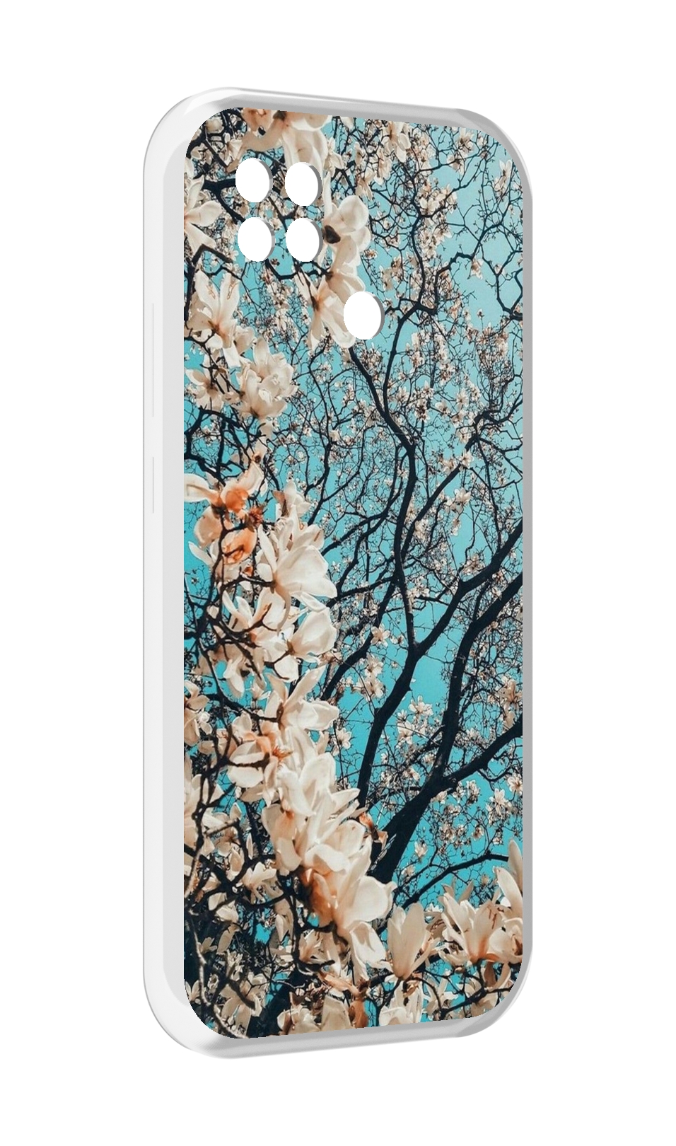 

Чехол MyPads дерево-с-цветочками для Xiaomi Poco C40, Прозрачный, Tocco