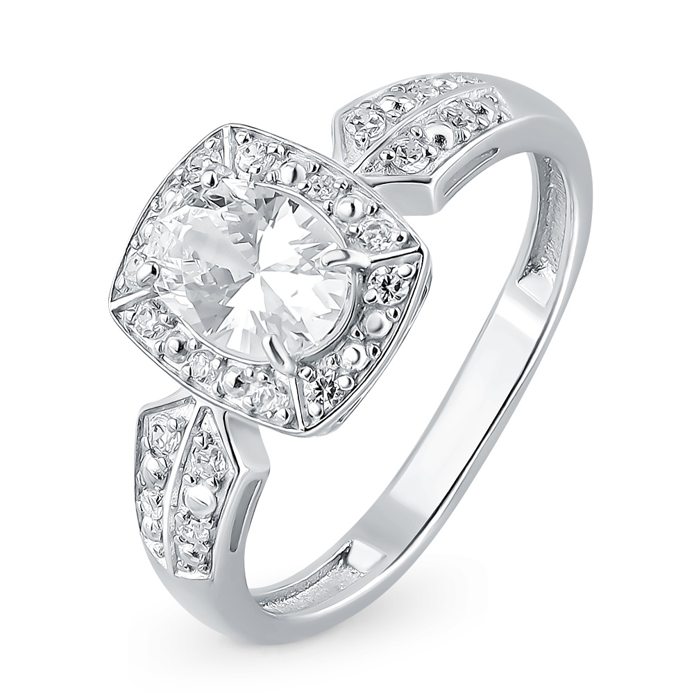 

Кольцо женское из серебра с фианитом 585Gold 701011030, р, 701011030