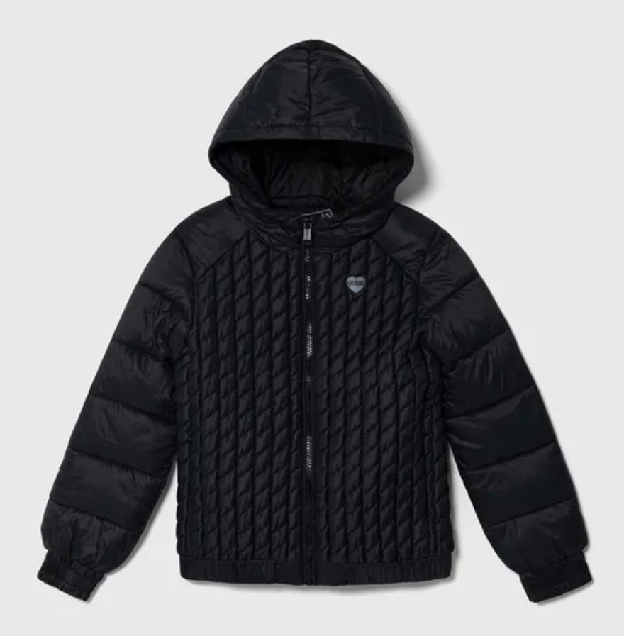 

Куртка Guess для девочек, чёрная, размер 12, J4YL12WGBU0, Черный, J4YL12WGBU0