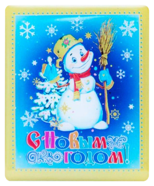 Новогодний сувенир Феникс Present Снеговик 34844 6х5х0,1 см
