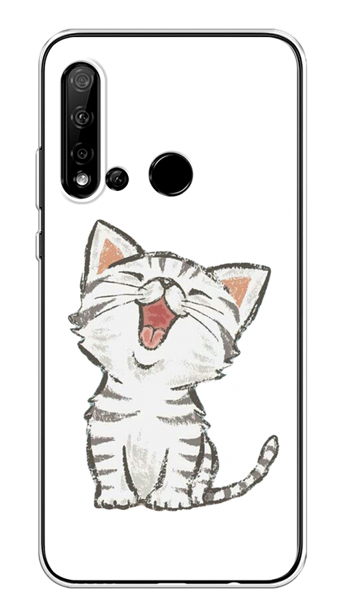 

Чехол Awog на Huawei P20 lite 2019 "Котенок рисованный", Серый;белый, 69750-1