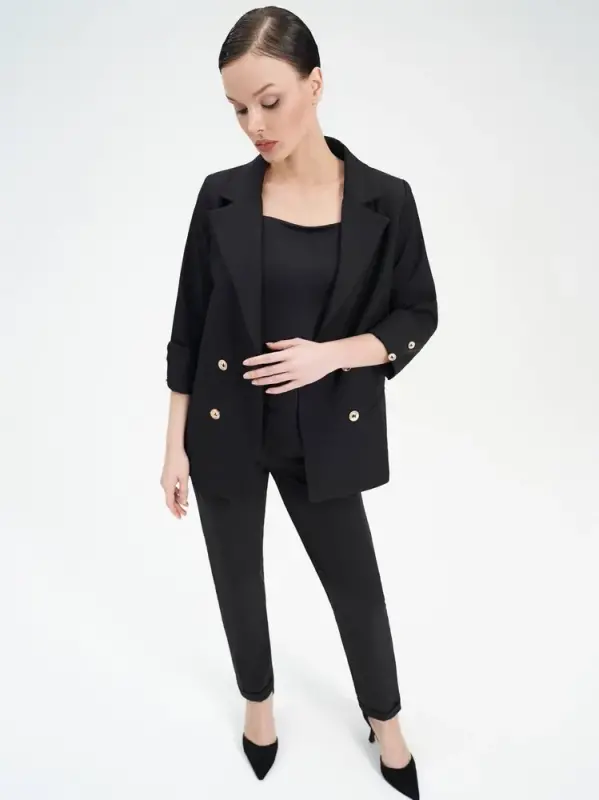 Костюм женский DAZZLE STYLE Виола черный 44 RU