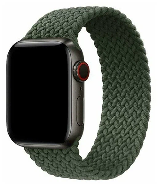 

Ремешок-браслет нейлоновый для Apple Watch 38/40мм (1), хаки, M(135mm)