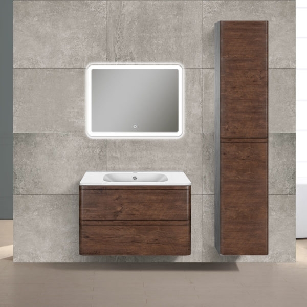 

Мебель для ванной Vincea Vico 80 подвесная R.Wood VMC-2V800RW+VCB-2VP800W+VLM-2A800