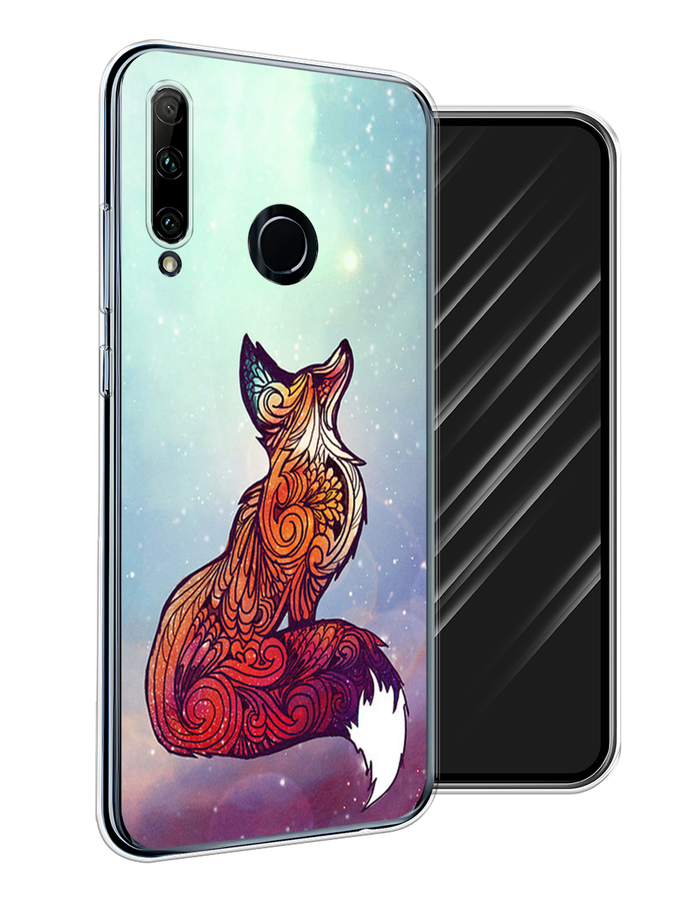 

Чехол Awog на Huawei P Smart Plus 2019 "Котенок рисованный", Серый;белый, 69250-1