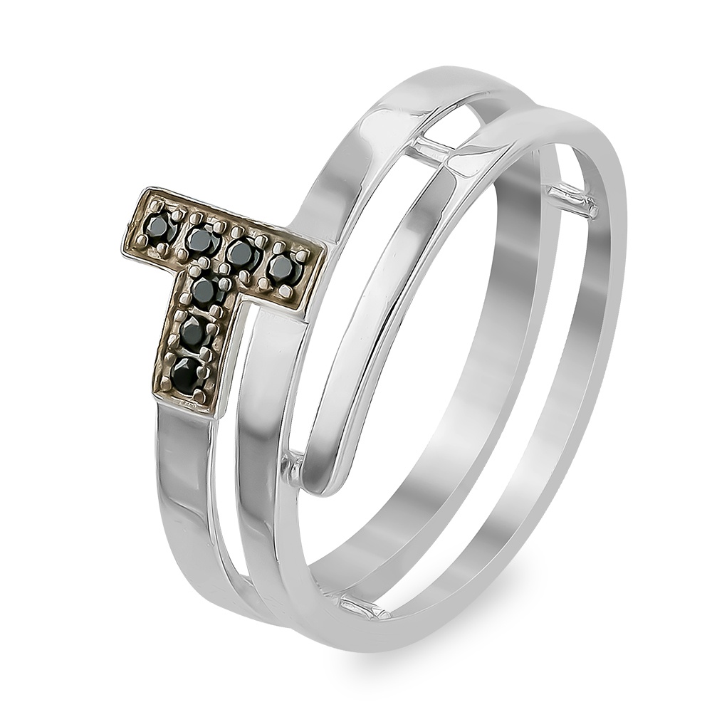 

Кольцо женское из серебра с фианитом 585Gold 701010908, р, 701010908