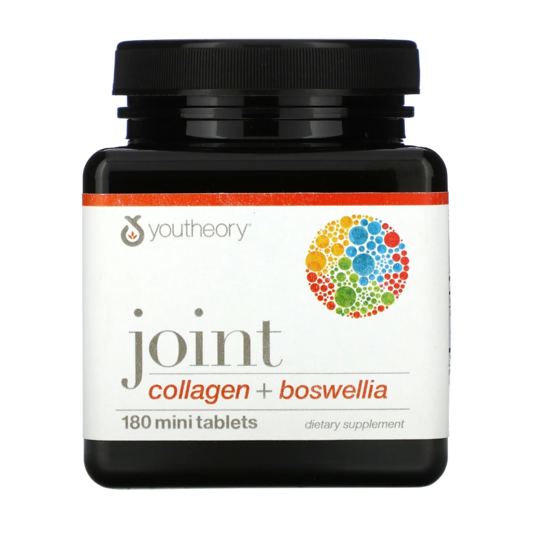 Купить Коллаген для суставов Youtheory Joint Collagen + Boswellia таблетки 180 шт.