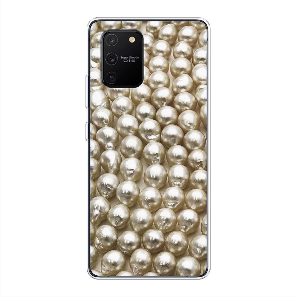 

Чехол на Samsung Galaxy S10 Lite "Жемчуг", Бежевый, 210050-3