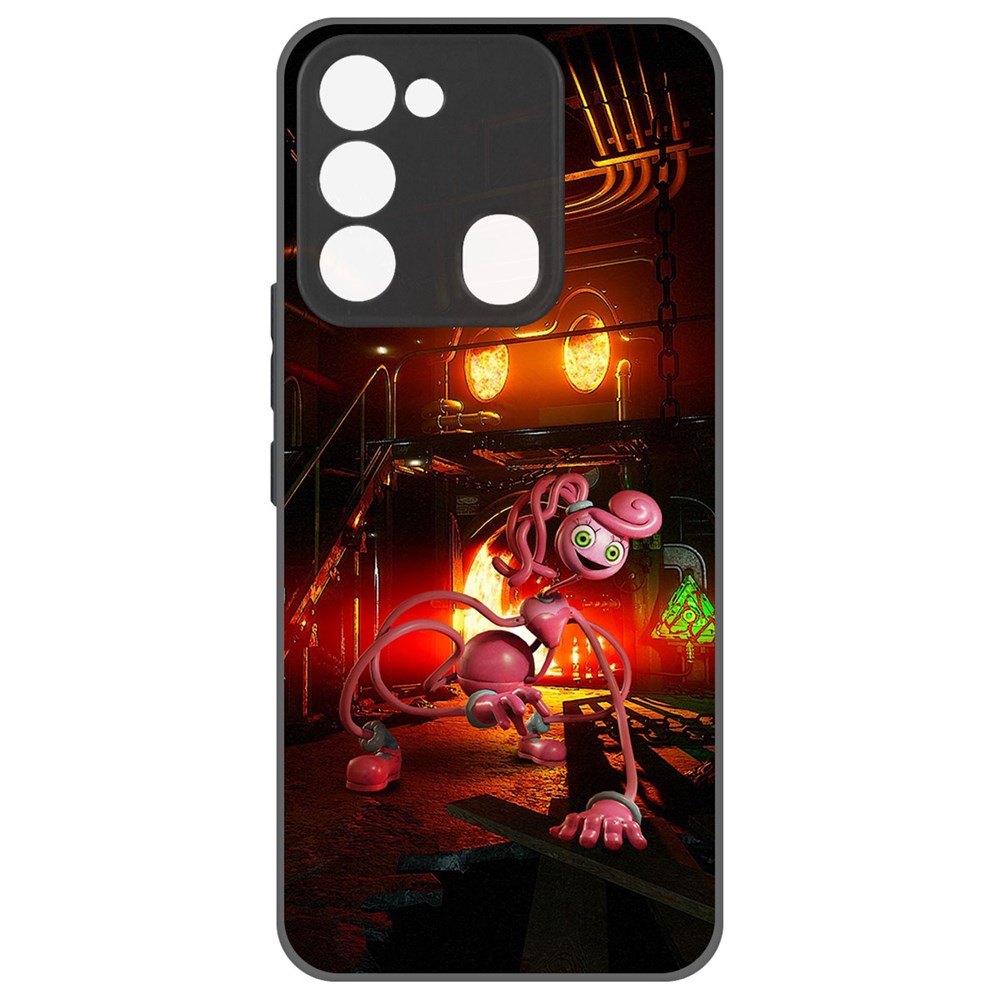 

Чехол-накладка Софт Хаги Ваги - Мама Длинные Ноги для Tecno Spark 8C, Черный