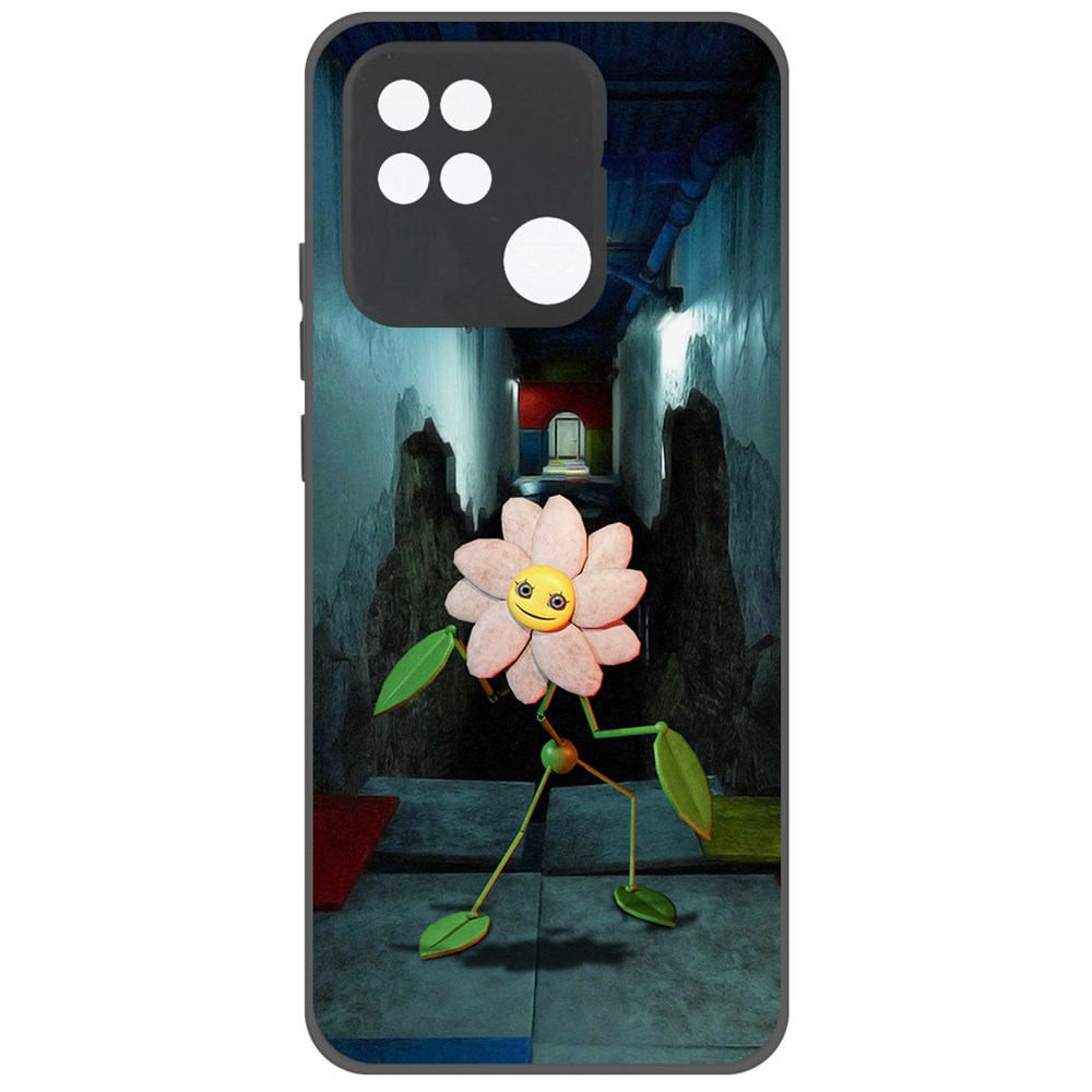 

Чехол-накладка Софт Хаги Ваги - Дейзи для Xiaomi Redmi 10A, Черный