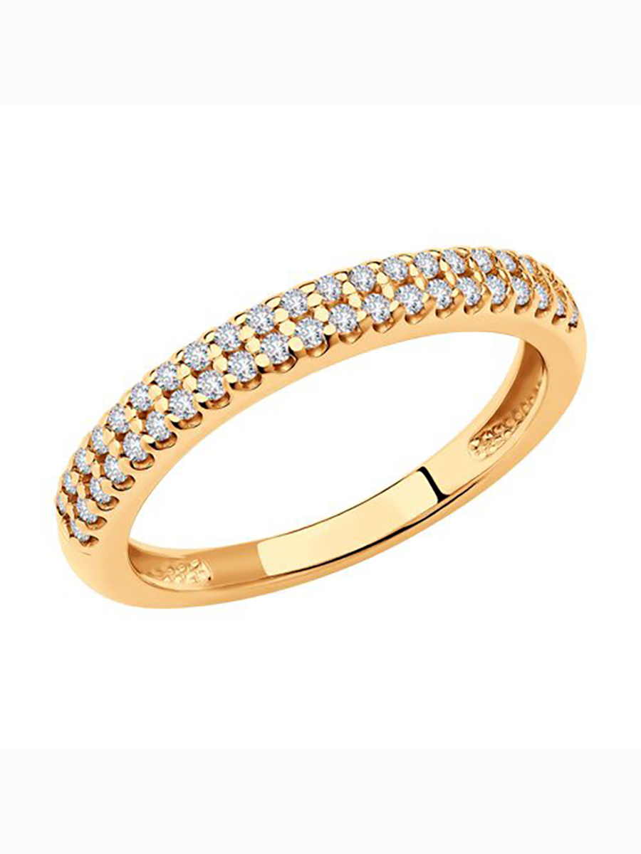 

Кольцо из серебра р. , 585Gold 701010773, фианит, 701010773
