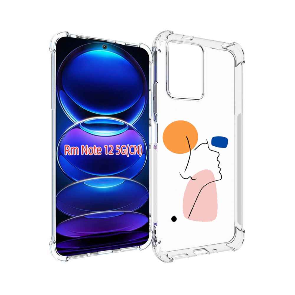 

Чехол MyPads абстракция девушки женский для Xiaomi Redmi Note 12, Прозрачный, Tocco