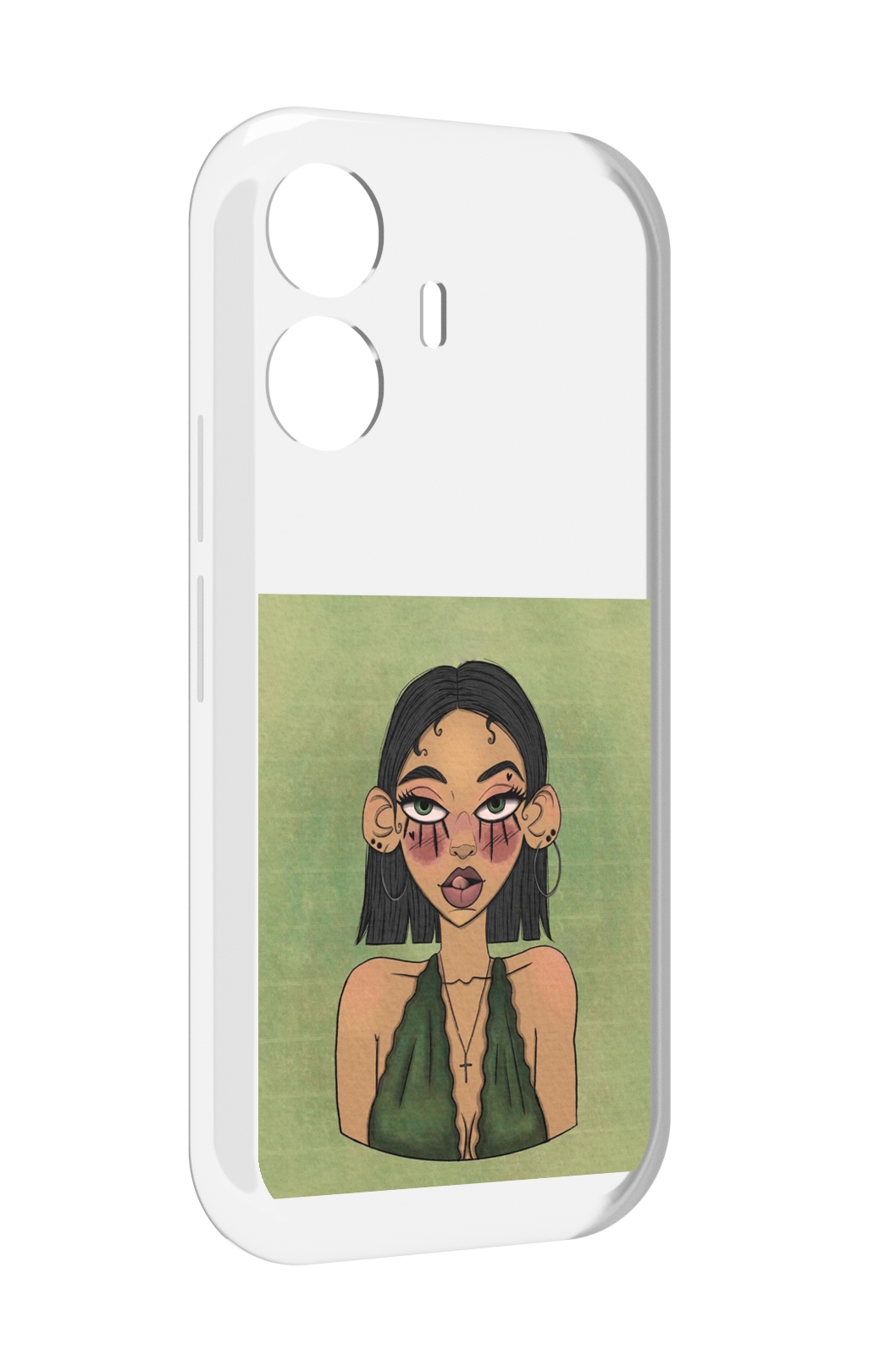 

Чехол MyPads девушка-с-каре-и-тату для Vivo Y77E / Vivo iQOO Z6 Lite, Прозрачный, Tocco