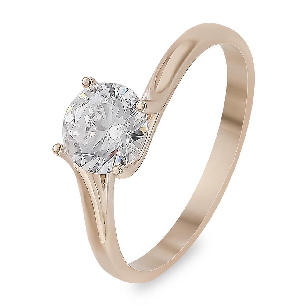 

Кольцо женское из серебра с фианитом 585Gold 701010556, р, 701010556