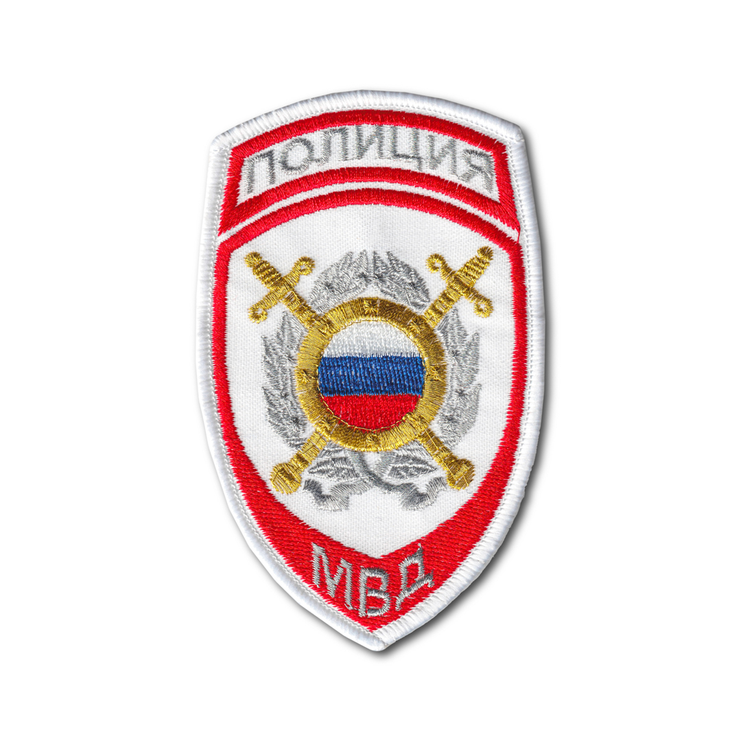 

Нашивка На Рукав Полиция ООП МВД Белая (Белый / На липучке)
