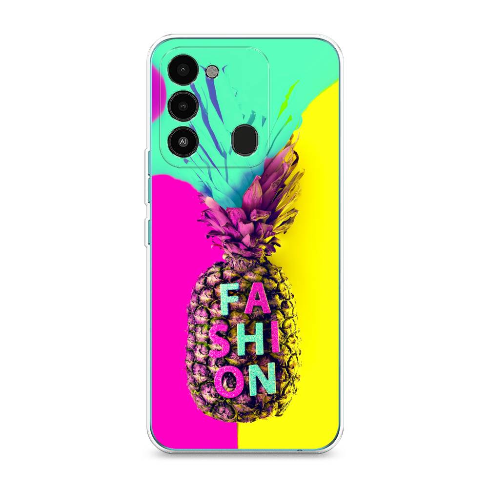 

Чехол Awog на Tecno Spark Go 2022/8С/9 "Кислотный ананас", Разноцветный, 301250-10