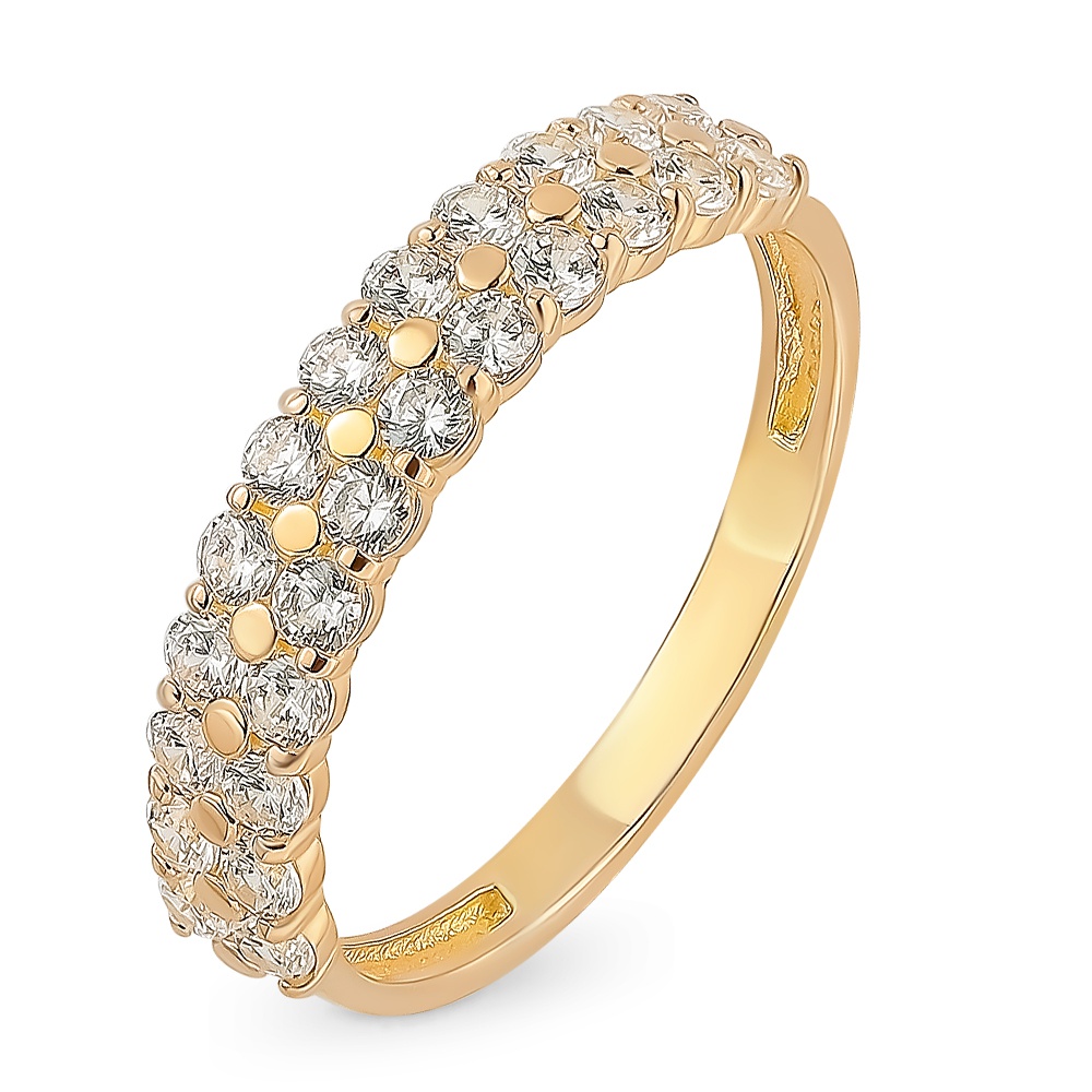 

Кольцо из серебра р.  585Gold 701010617, фианит, 701010617