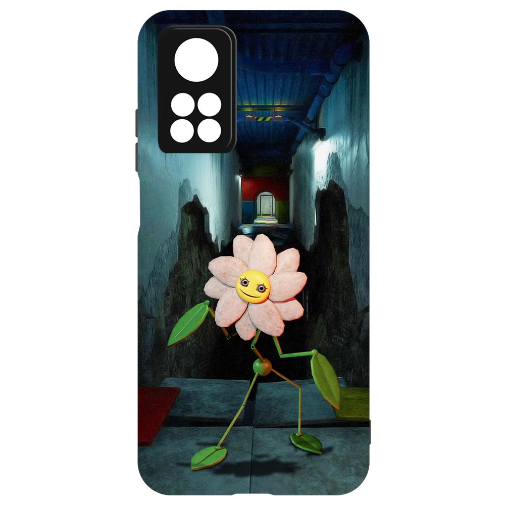 

Чехол-накладка Софт Хаги Ваги - Дейзи для Xiaomi Mi 10T Pro, Черный