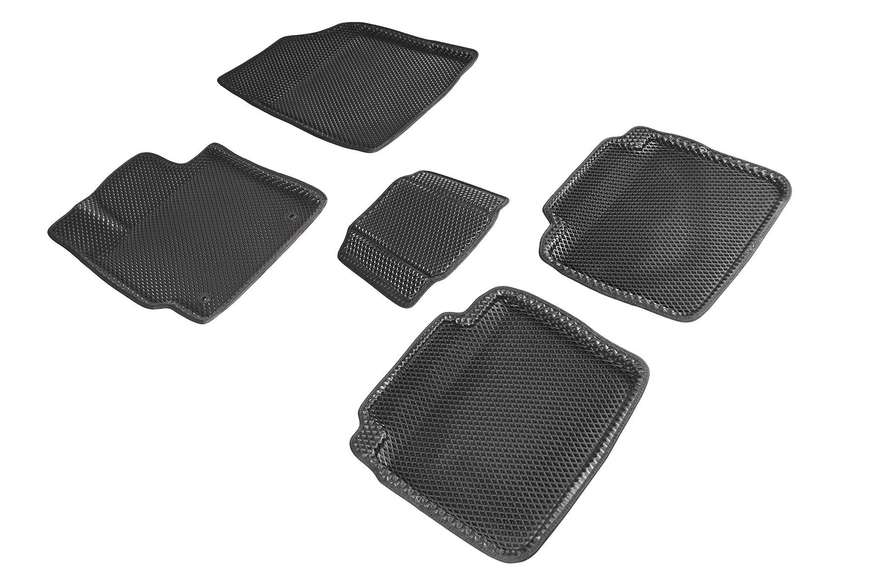 

Коврики EVA 3D ромб Seintex для Toyota Camry VI 2006-2012 (черные, 95204)