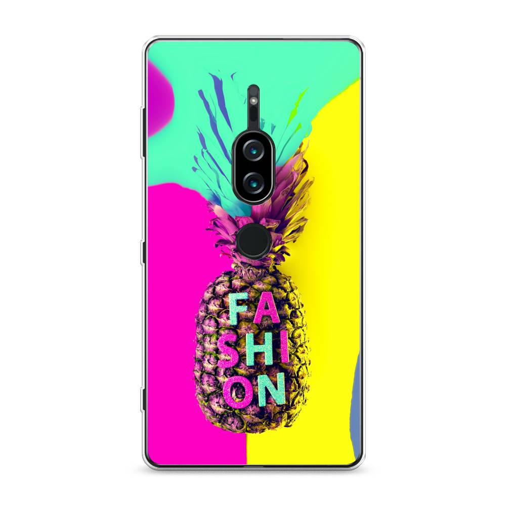 

Силиконовый чехол "Кислотный ананас" на Sony Xperia XZ2 Premium, 53350-10