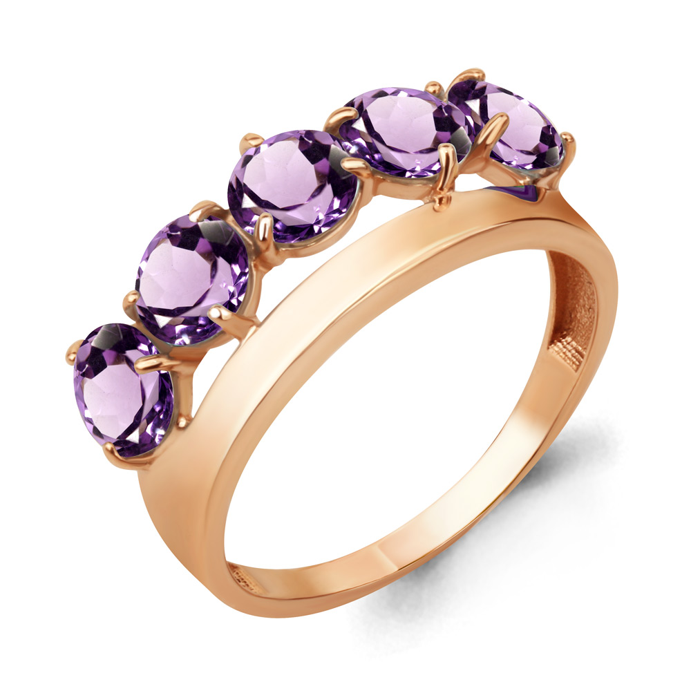 

Кольцо из серебра с аметистом р., Aquamarine 6905504, 6905504_925_з