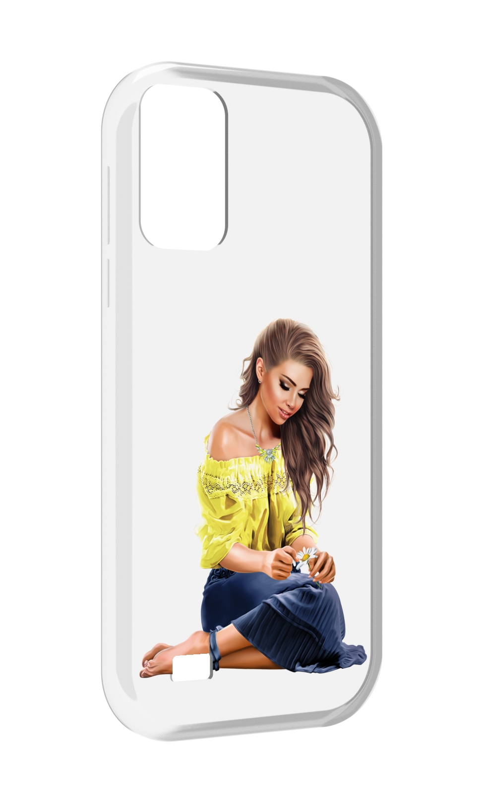 

Чехол MyPads миленькая-девочка женский для Oukitel C31, Прозрачный, Tocco