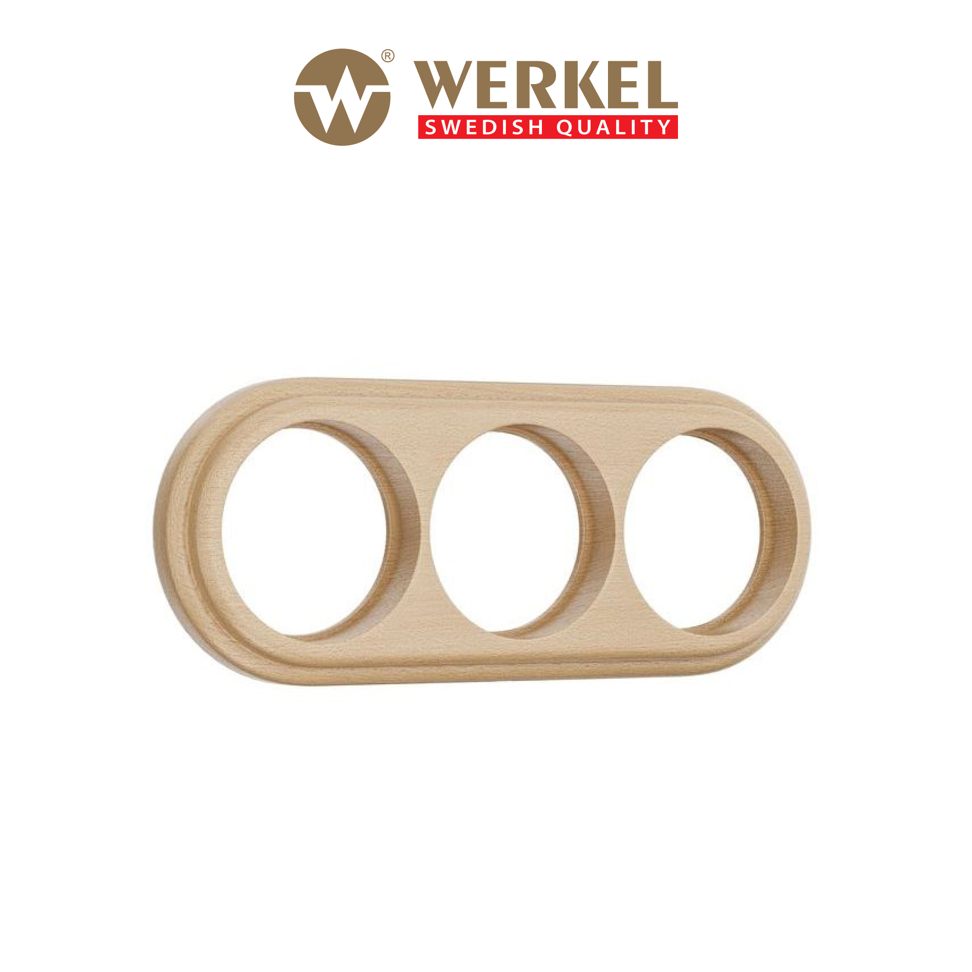 

Рамка для механизмов Ретро круглая на 3 поста Werkel W0035224 Legend светлый бук дерево, Бежевый, W003