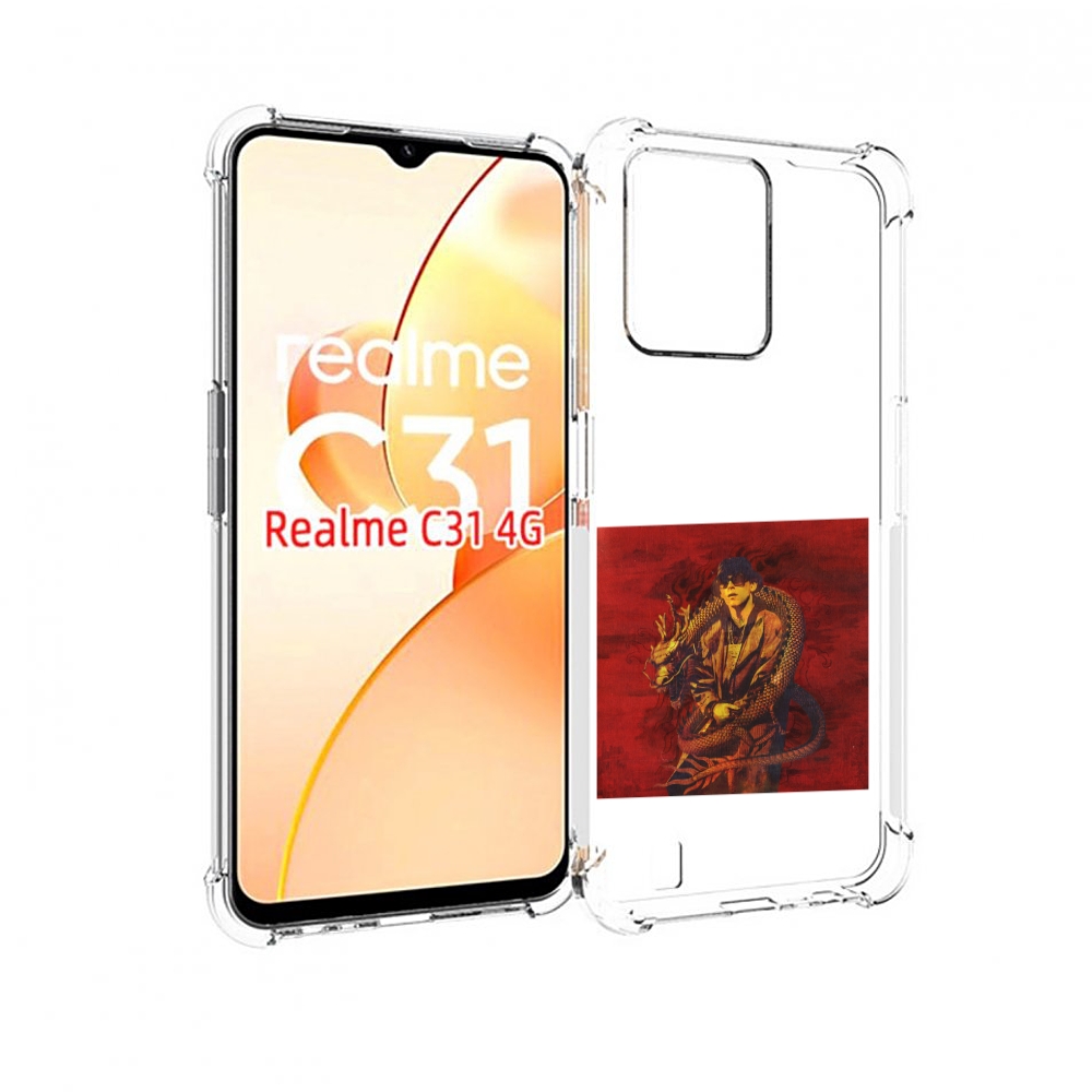 

Чехол MyPads Dragonborn Big Baby Tape для OPPO Realme C31, Прозрачный, Tocco