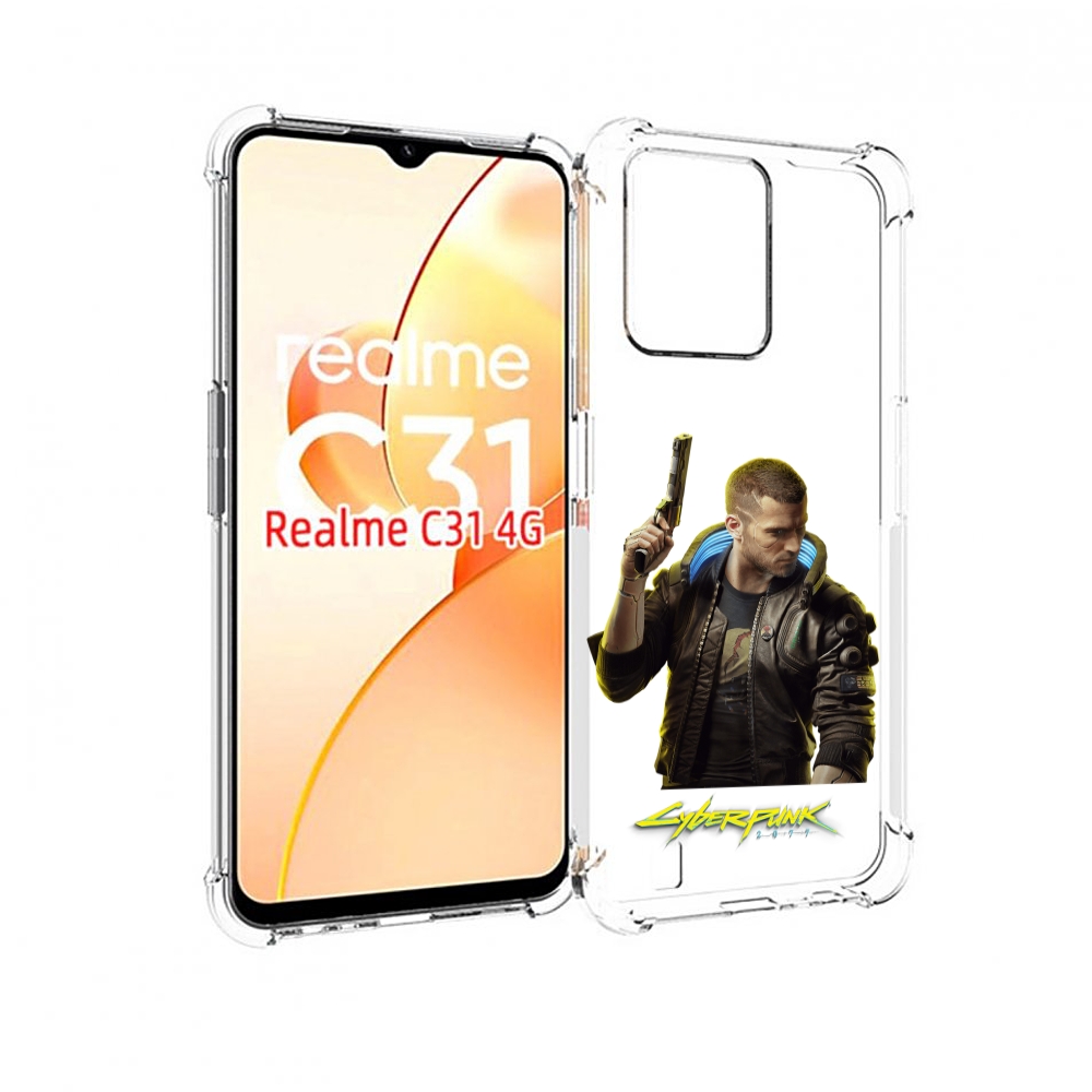

Чехол MyPads Cyberpunk-2077 для OPPO Realme C31, Прозрачный, Tocco