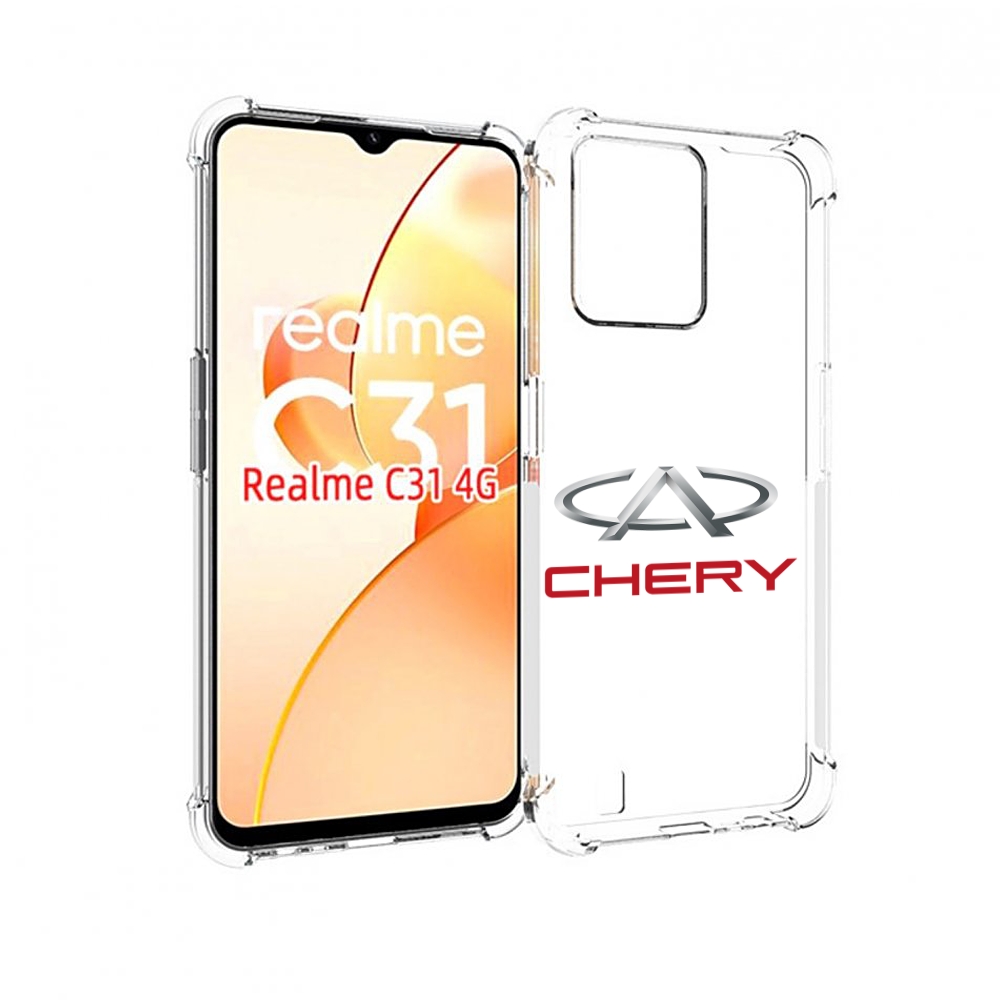 

Чехол MyPads Chery-3 мужской для OPPO Realme C31, Прозрачный, Tocco