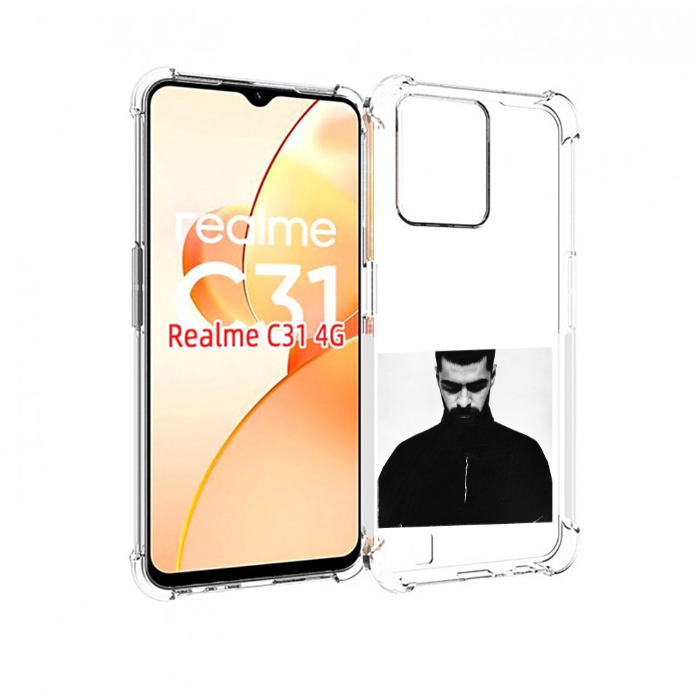 Чехол MyPads Buster Keaton Miyagi мужской для OPPO Realme C31