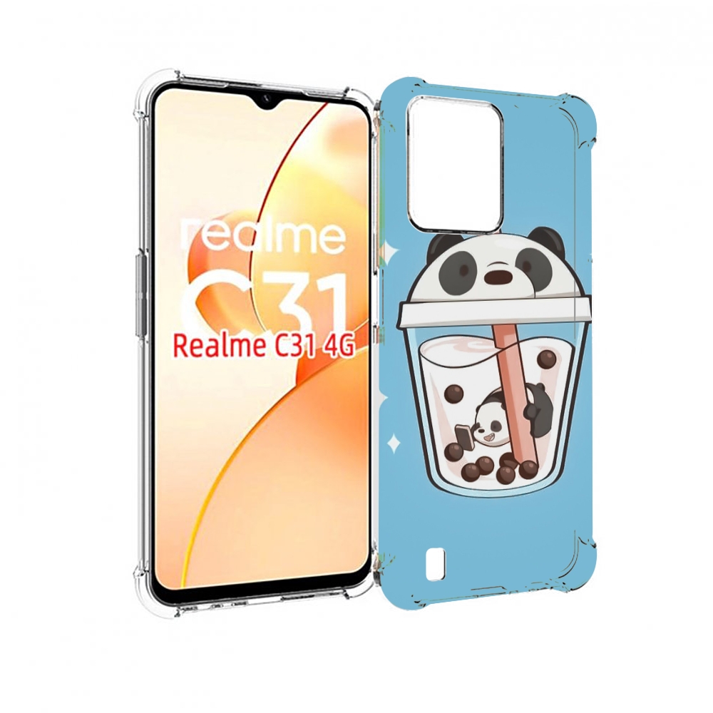 

Чехол MyPads Bubble tea для OPPO Realme C31, Прозрачный, Tocco