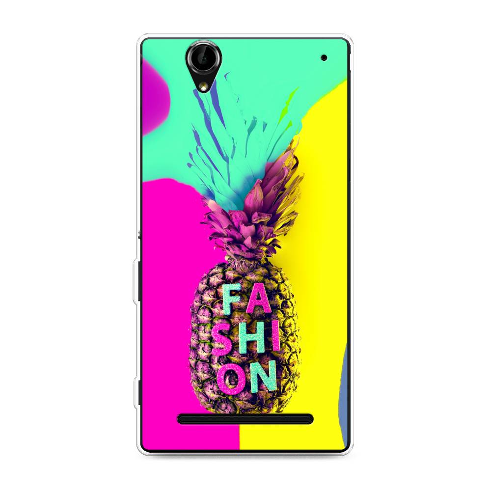 

Чехол Awog на Sony Xperia T2 Ultra "Кислотный ананас", Разноцветный, 50950-10