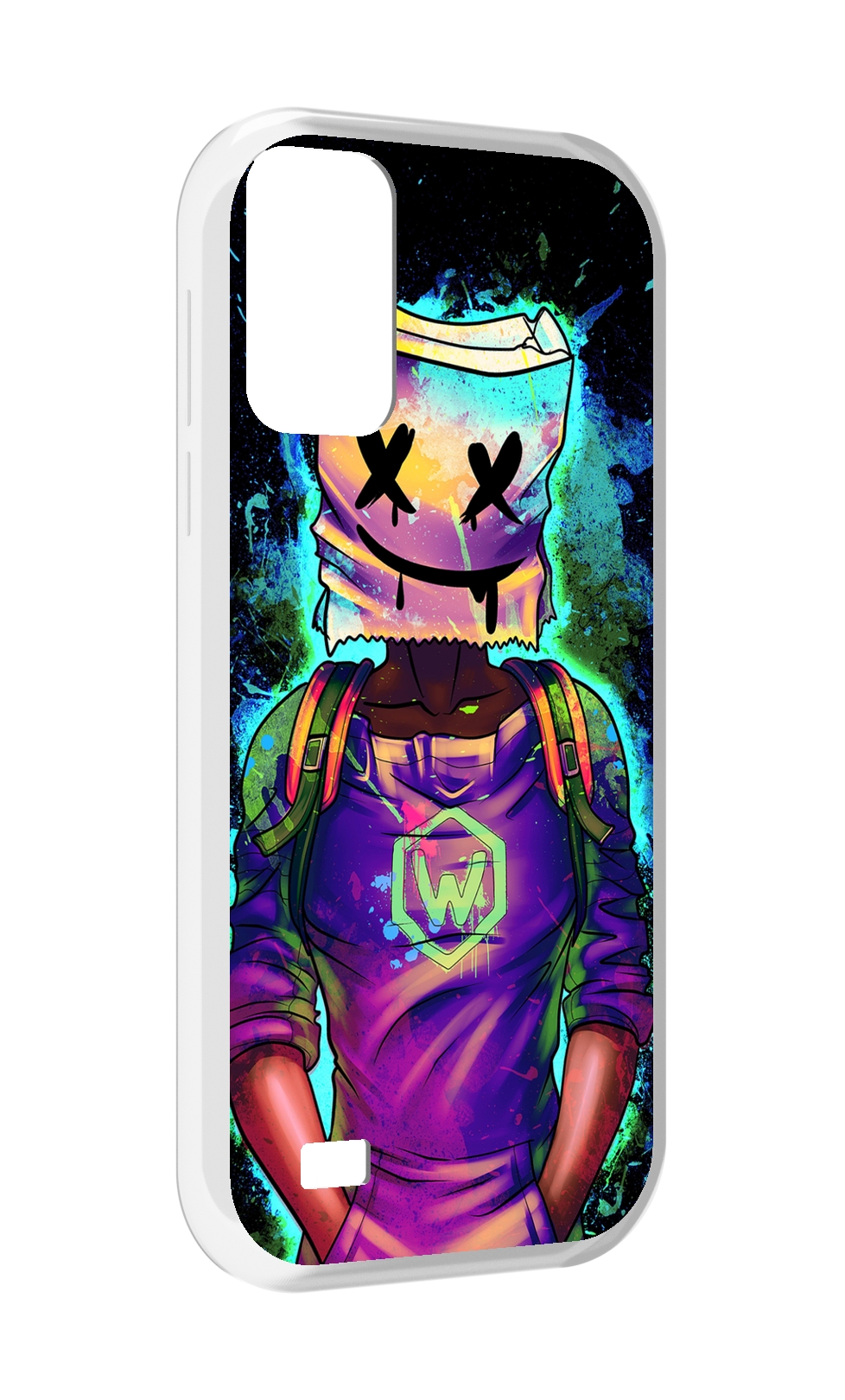 

Чехол MyPads маршмеллоу-глитч для Oukitel C31, Прозрачный, Tocco