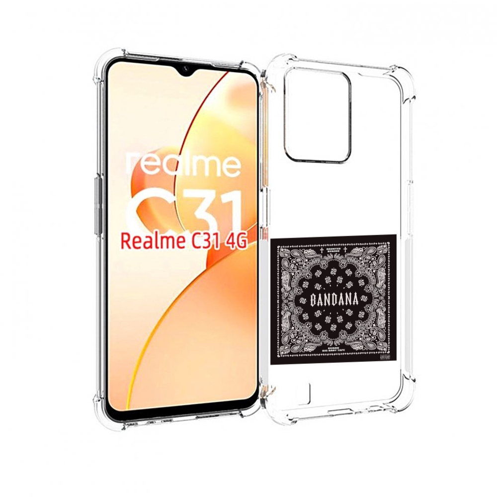 

Чехол MyPads Bandana I Big Baby Tape для OPPO Realme C31, Прозрачный, Tocco