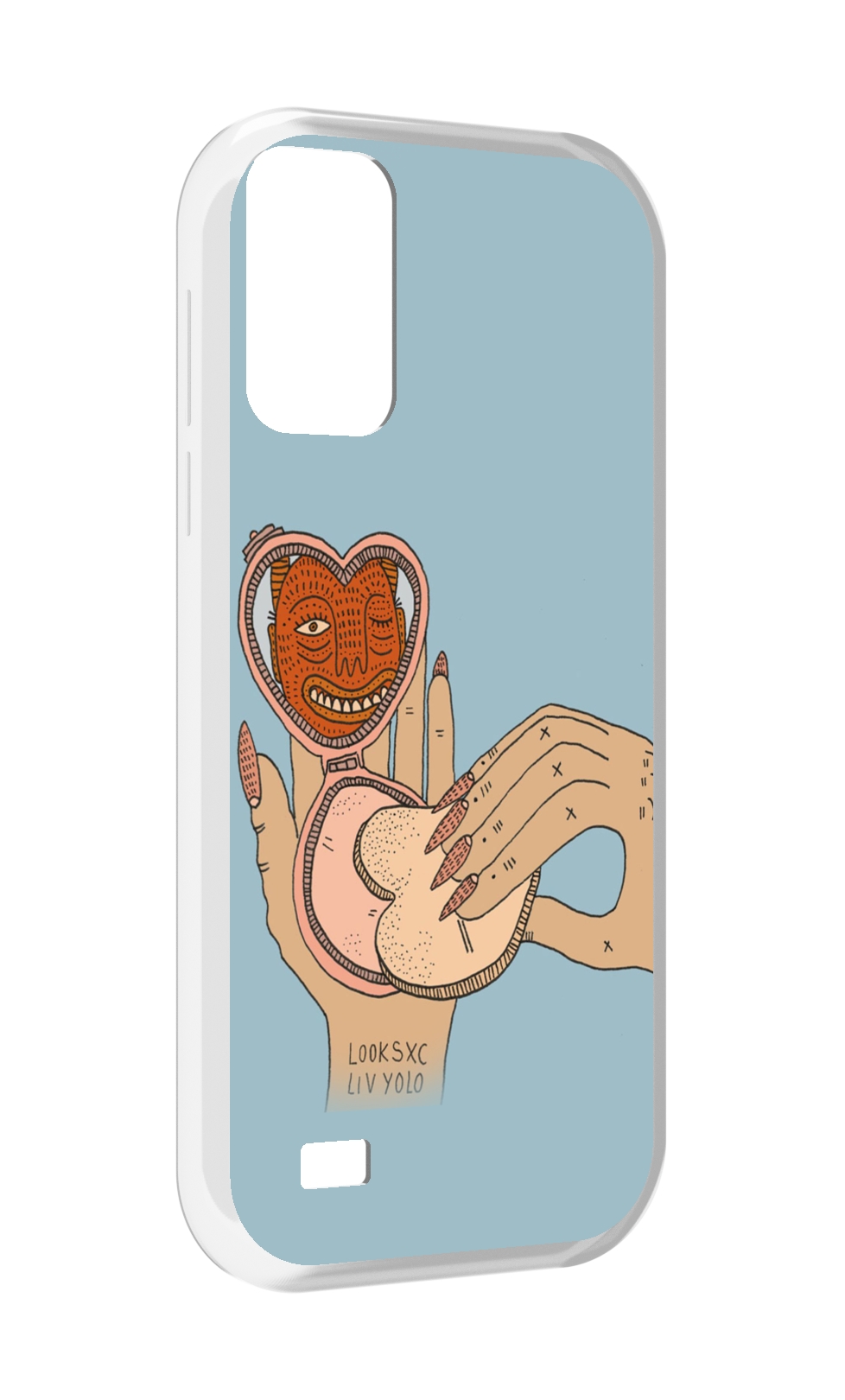 

Чехол MyPads макияж картинка женский для Oukitel C31, Прозрачный, Tocco