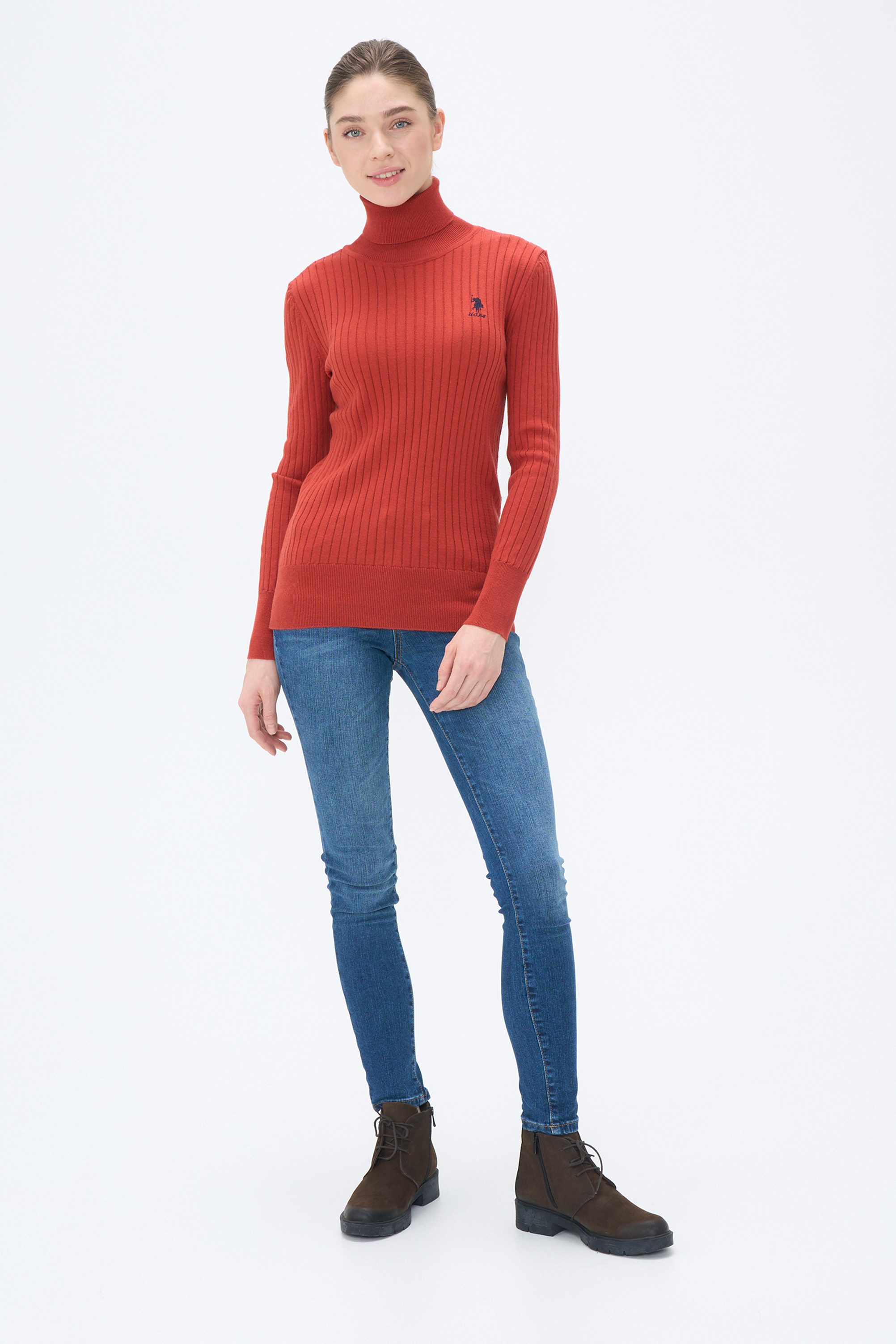 

Водолазка женская U.S. POLO Assn. G082GL0TK0R-MARIA оранжевая XL, Оранжевый, G082GL0TK0R-MARIA