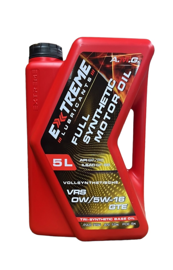 фото Моторное масло extreme, a.m.g. vrs, 0w/5w-16, gte, 5л, exvrs0/5wgte5l extreme lubricants