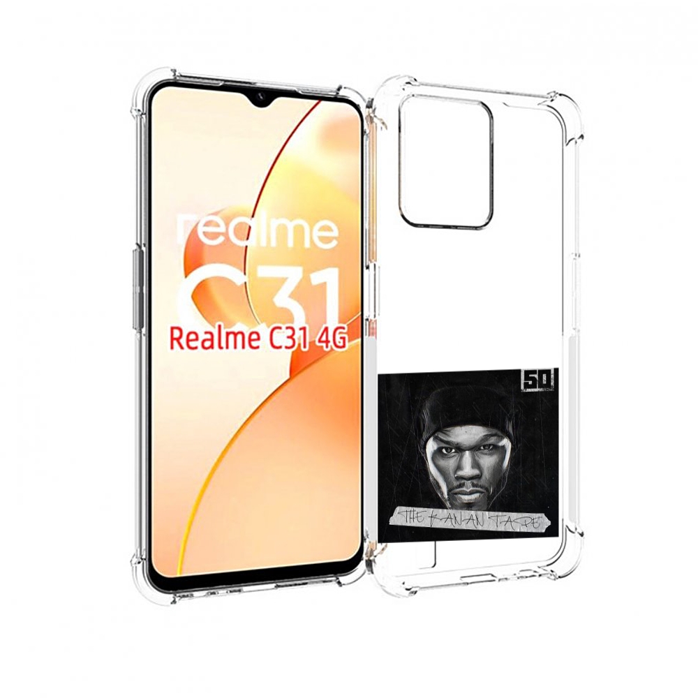 

Чехол MyPads 50 Cent - The Kanan Tape для OPPO Realme C31, Прозрачный, Tocco