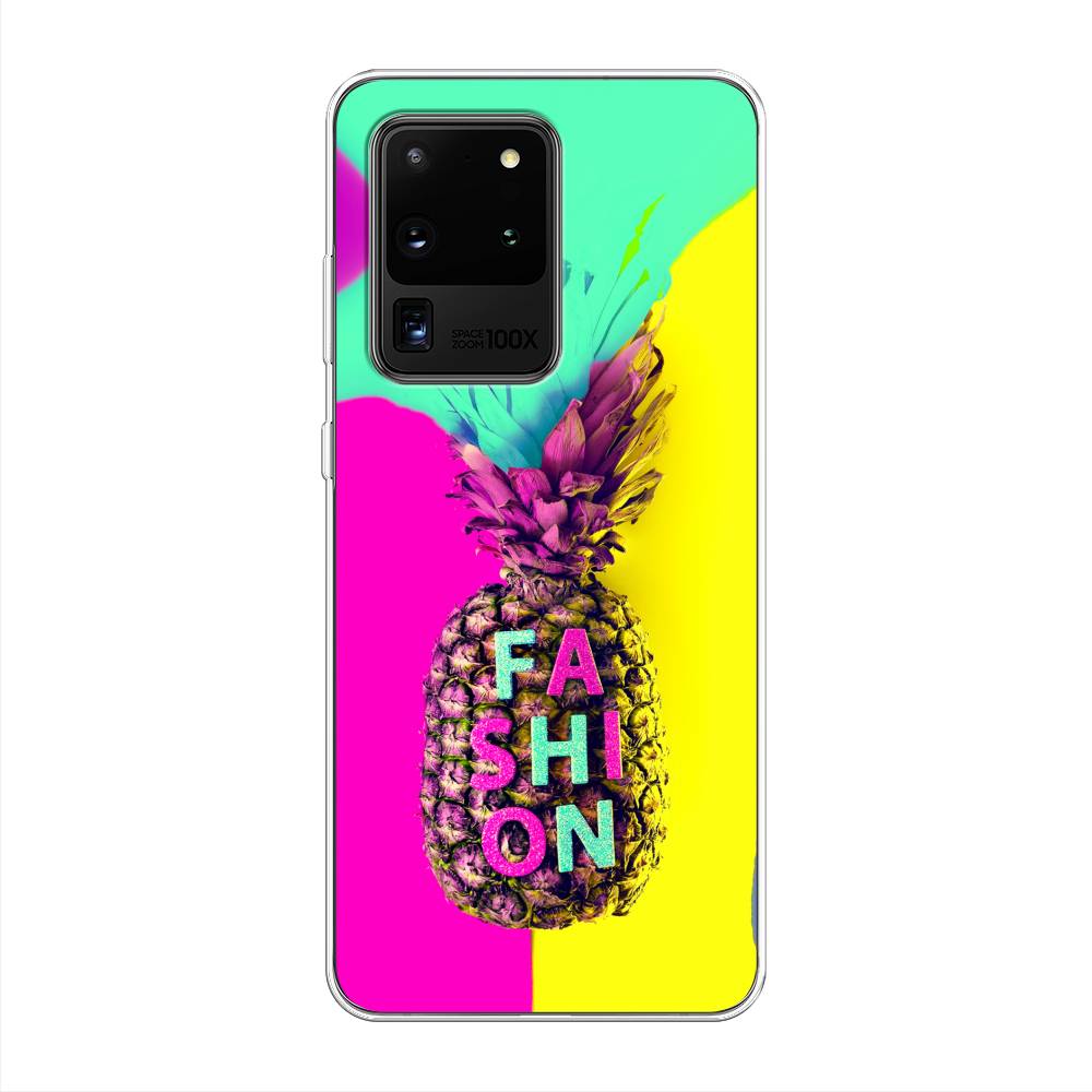 

Чехол Awog на Samsung Galaxy S20 Ultra "Кислотный ананас", Разноцветный, 29450-10