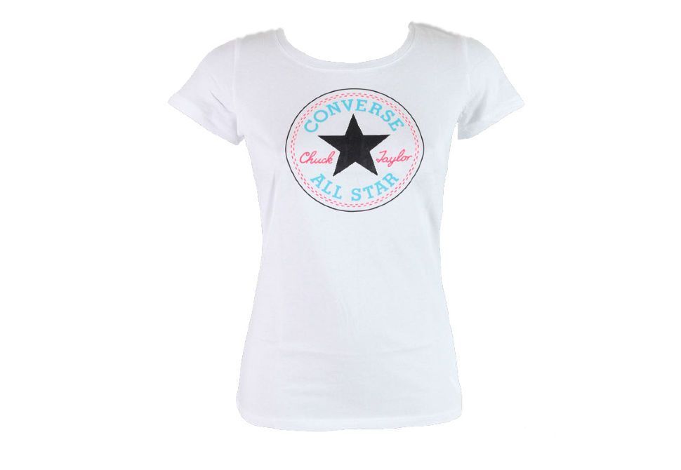 

Футболка женская Converse 06930C110 белая S, Белый, 06930C110