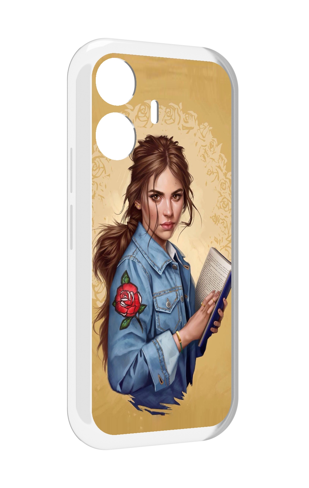

Чехол MyPads девушка-в-бежевом-фоне для Vivo Y77E / Vivo iQOO Z6 Lite, Прозрачный, Tocco