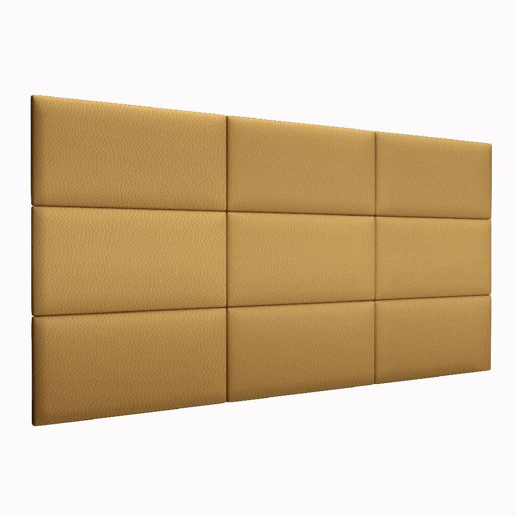 фото Мягкие обои eco leather gold 30х60 см 4 шт. tartilla