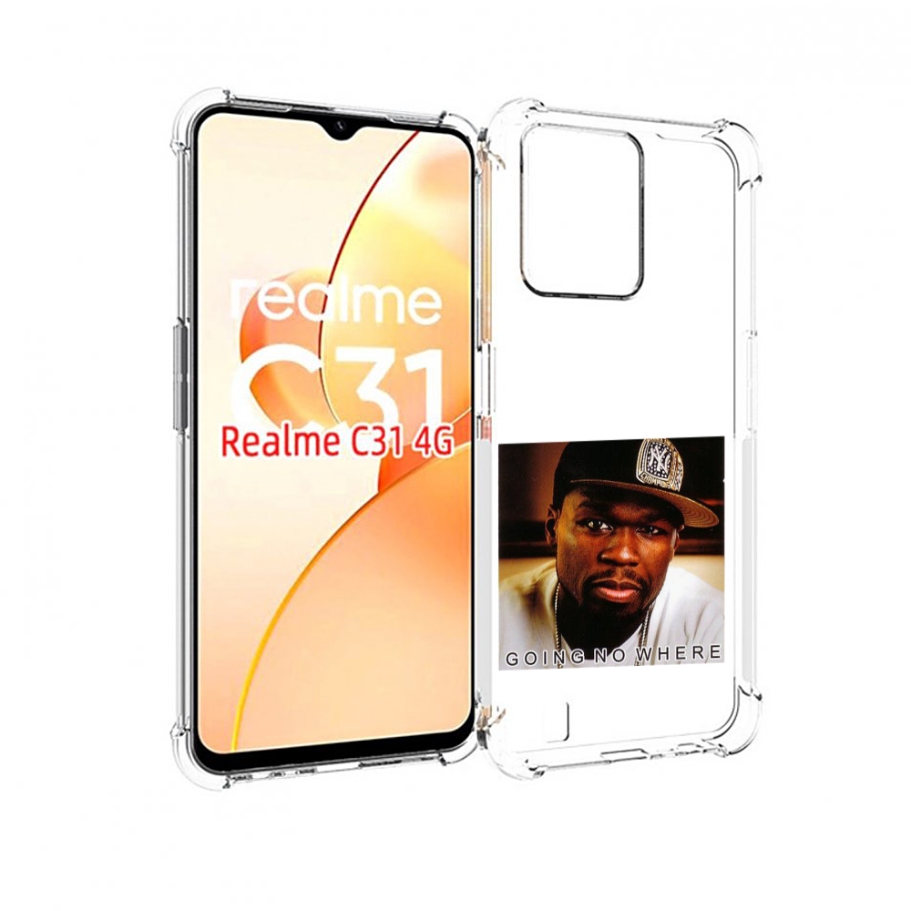 

Чехол MyPads 50 Cent - Going No Where для OPPO Realme C31, Прозрачный, Tocco