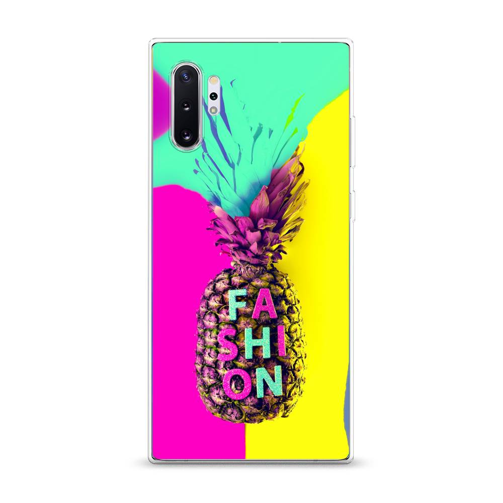

Чехол Awog на Samsung Galaxy Note 10 Plus "Кислотный ананас", Разноцветный, 28550-10