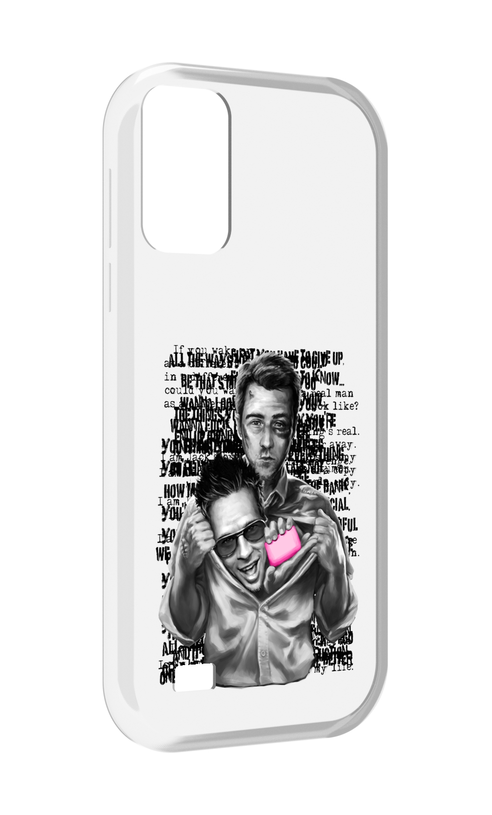 

Чехол MyPads бойцовский клуб для Oukitel C31, Прозрачный, Tocco