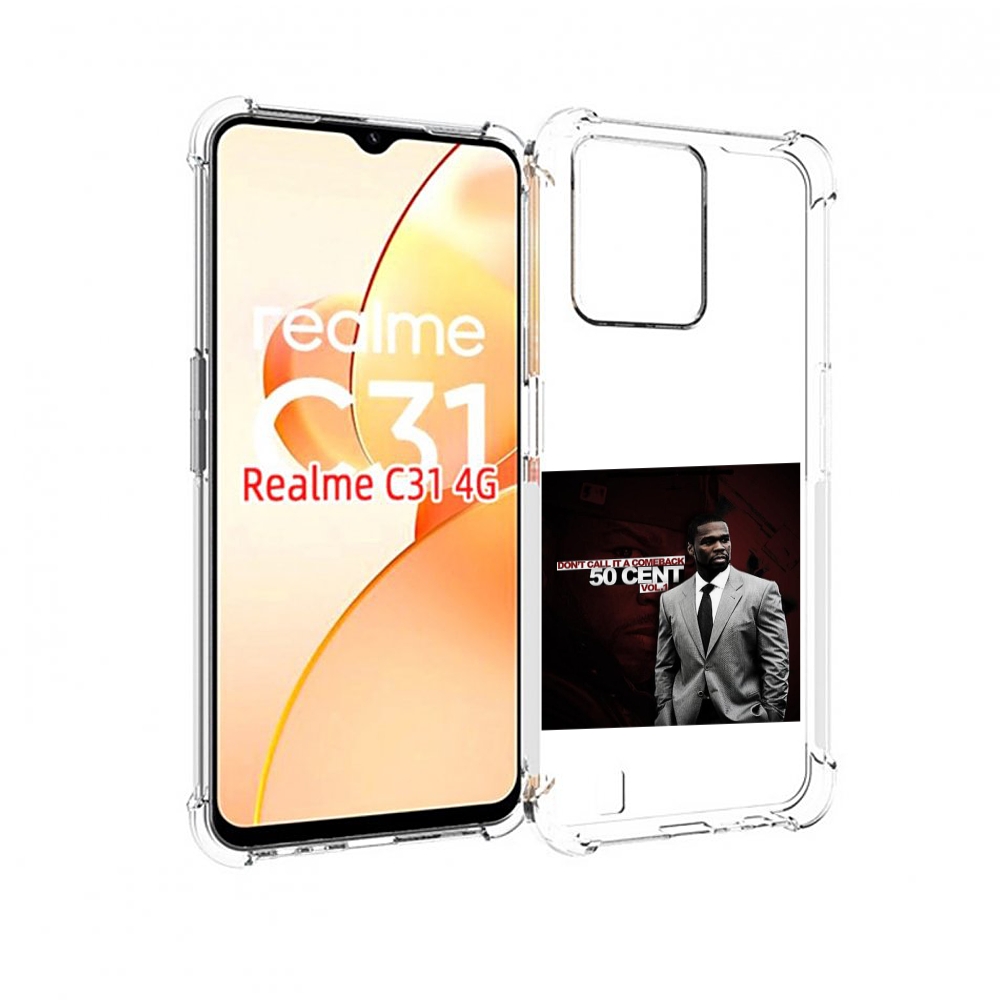 

Чехол MyPads 50 Cent - Dont Call It A Comeback Vol для OPPO Realme C31, Прозрачный, Tocco