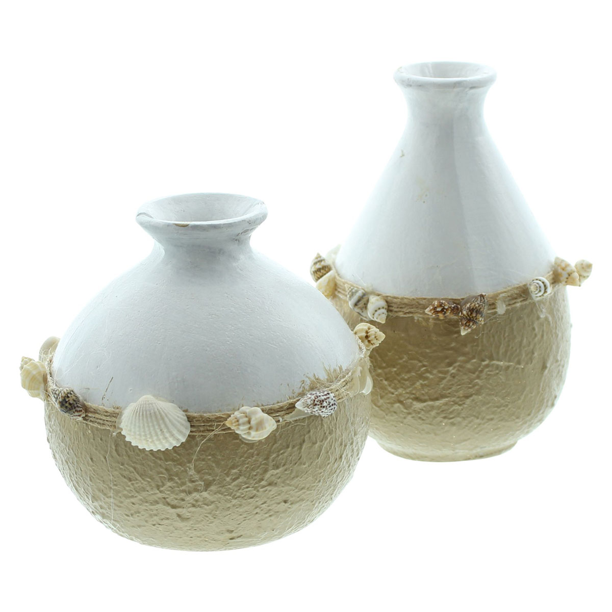 Декоративные вазы Хит-декор Ракушки, 2 штуки 08796