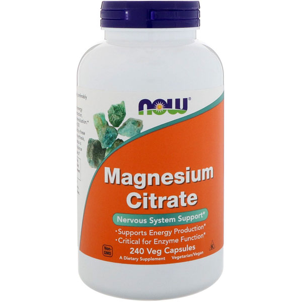 

Magnesium Citrate NOW капсулы 240 шт.